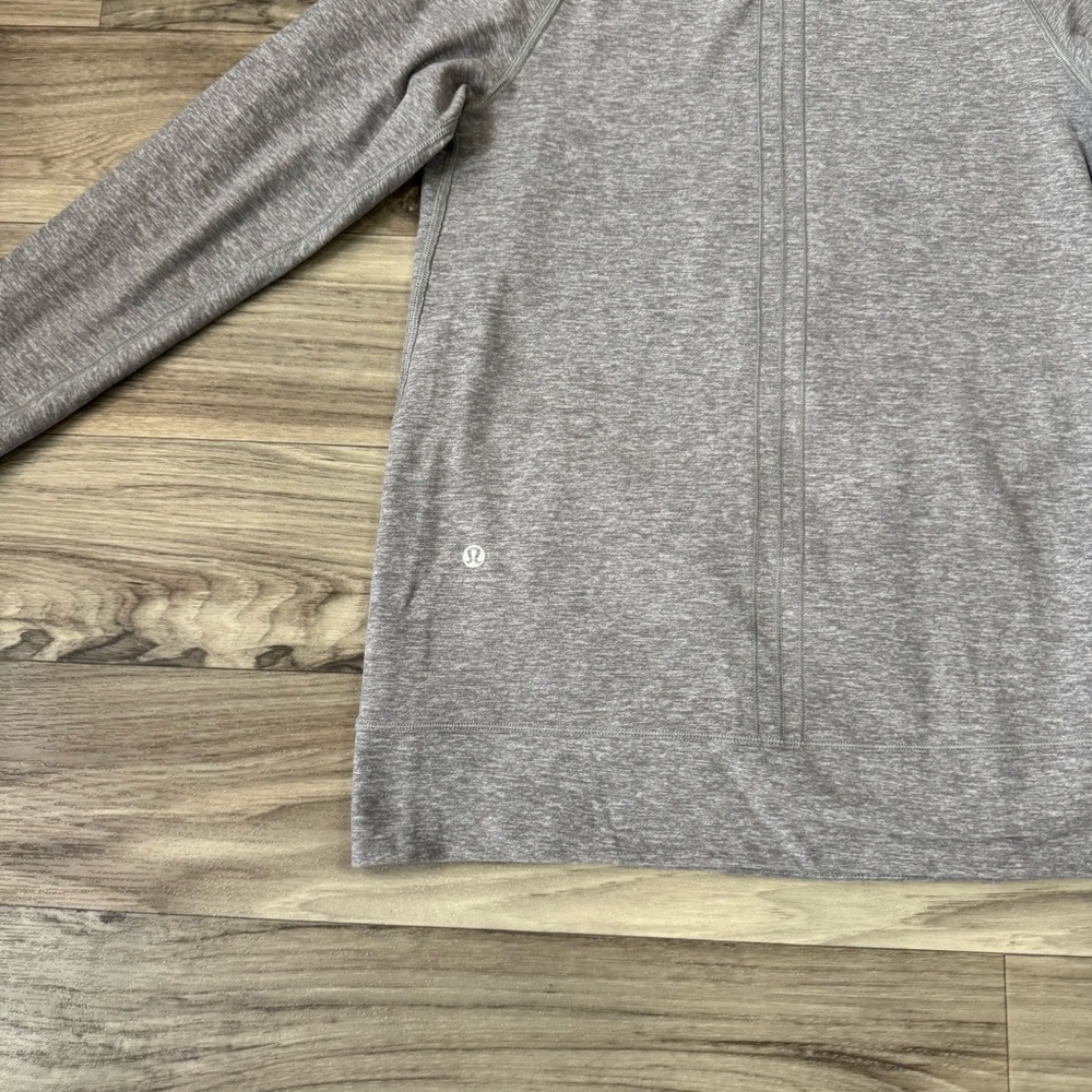 Lululemon Make a Move Long Sleeve Cowl Neck Pullover Heathered Gray - Picture 9 of 11